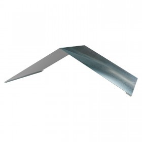 Конек плоский оцинкованный 0,45 мм 150х150х2000 мм, шт