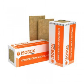 Минеральная вата Isobox ЭКСТРАЛАЙТ 33 кг/м3 1200х600х50 мм, 8 шт/упак