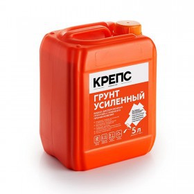 Грунтовка КРЕПС Грунт Усиленный глубокого проникновения 5 л, шт