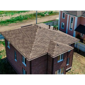 Гибкая черепица ТехноНиколь Shinglas Ранчо Бронзовый, 2 м2/упак