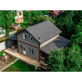 Гибкая черепица ТехноНиколь Shinglas Ранчо Серый, 2 м2/упак