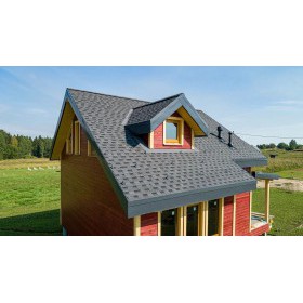 Гибкая черепица ТехноНиколь Shinglas Ранчо Серый, 2 м2/упак