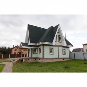 Гибкая черепица ТехноНиколь Shinglas Финская черепица Соната Зеленый, 3 м2/упак