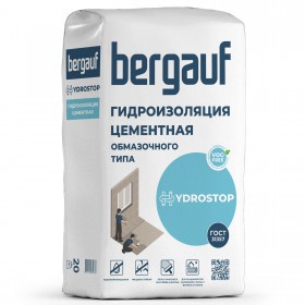 Гидроизоляция Bergauf Hydrostop цементная обмазочного типа 20 кг, шт
