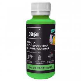 Паста колеровочная Bergauf универсальная салатная 0,1 л, шт