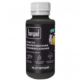 Паста колеровочная Bergauf универсальная черная 0,1 л, шт