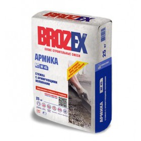 Стяжка пола Brozex NF-45 Армика с армирующими волокнами 25 кг, шт