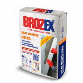 Штукатурка на комплексном вяжущем Brozex СGP-33 Микс Минерал 20 кг, шт