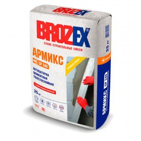 Штукатурка цементная Brozex СР-340 Армикс толстослойная 25 кг, шт
