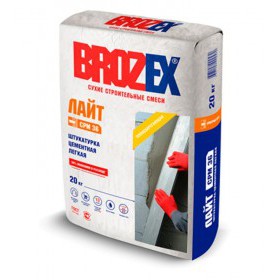 Штукатурка цементная Brozex СРМ-36 Лайт легкая 20 кг, шт