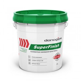 Шпаклевка готовая DanoGips СуперФиниш финишная на виниловой основе 17 л, 28 кг, шт