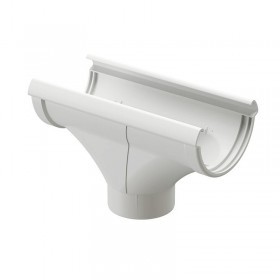 Воронка желоба Docke Lux 140/100 мм Ral 9003 пломбир, шт