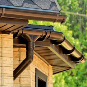 Кронштейн желоба Docke Lux 140/100 мм Ral 8019 шоколад, шт