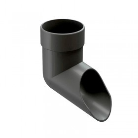 Слив трубы Docke Lux 140/100 мм Ral 7004 графит, шт