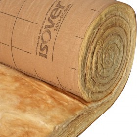 Минеральная вата Isover Скатная Кровля Комфорт 5000х1220х100 мм, 1 шт/упак