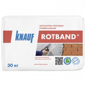 Штукатурка гипсовая Knauf Ротбанд 30 кг, шт