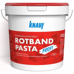 Шпаклевка готовая Knauf Ротбанд-Паста Профи финишная на виниловой основе 18 кг, шт