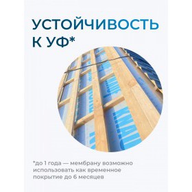 Гидро-ветрозащитная мембрана Knauf Nord Superdiffusion Membrane супердиффузионная 75 м2, рул