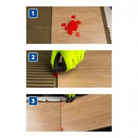 Система выравнивания плитки Plitonit profi СВП зажим 1,4 мм 100 шт, упак