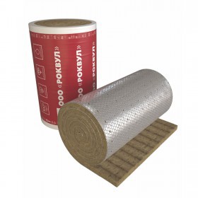 Техническая теплоизоляция Роквул Алю Вайред мат 80 5000х1000х50 мм, 0,25 м3/5 м2/упак