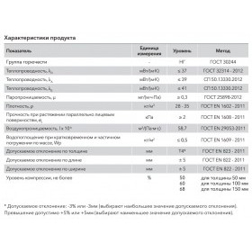Минеральная вата Роквул Лайт Баттс Скандик 28-35 кг/м3 800х600х100 мм, 6 шт/упак