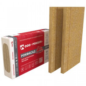 Минеральная вата Роквул Рокфасад 1000х600х50 мм, 4 шт/упак