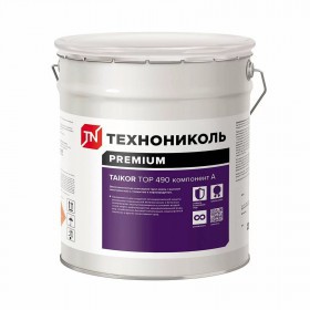 Эпоксидная грунт-эмаль TAIKOR Top 490 химстойкая двухкомпонентная, компонент А, черный, 18 кг, шт