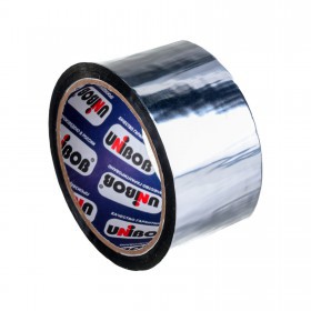 Лента клейкая Unibob металлизированная, 48 мм, 50 м, шт