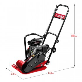 Виброплита бензиновая Зубр Грунт-10, 10 кН, ВПБ-10 Г