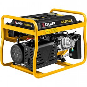 Генератор бензиновый Steher c электростартером 7000 Вт GS-8000E