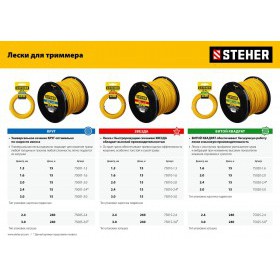 Триммер бензиновый (бензокоса) Steher 2.5 кВт BT-2500