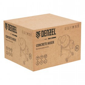 Бетоносмеситель Denzel B-125, 550 Вт, 130 л