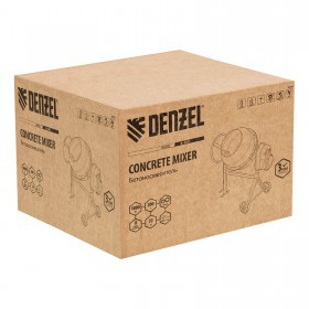 Бетоносмеситель Denzel B-200, 1000 Вт, 200 л
