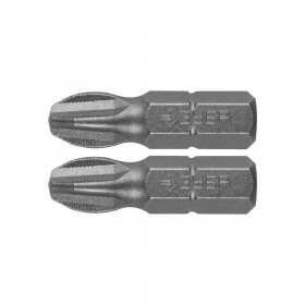 Биты РН3 25 мм кованые ЗУБР, 2 шт/упак