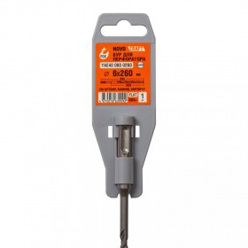 Бур по бетону, хвостовик SDS PLUS, 6 х 260 мм, шт