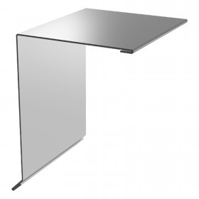 Ветровая планка оцинкованная 0,45 мм 95х120х2000 мм, шт