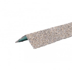 Внешний угол металлический ТехноНиколь Hauberk Серо-бежевый 1250х50х50 мм, шт