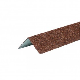 Внешний угол металлический ТехноНиколь Hauberk Терракотовый 1250х50х50 мм, шт