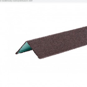 Внешний угол металлический ТехноНиколь Hauberk Шотландский 1250х50х50 мм, шт