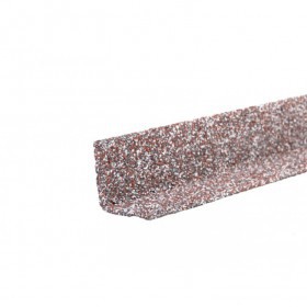 Внутренний угол металлический ТехноНиколь Hauberk Мраморный 1250х50х50 мм, 10 шт/упак