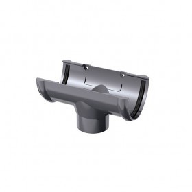 Воронка желоба ТехноНиколь/Verat 125/82 мм Ral 7024 серый, шт