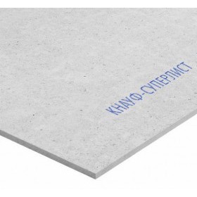 Гипсоволокнистый лист влагостойкий Кнауф-Суперлист ГВЛВ ПК 1200х600х10 мм, лист