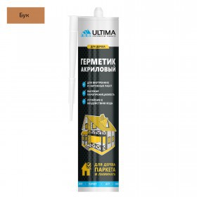 Герметик акриловый Ultima для дерева бук 300 мл, шт