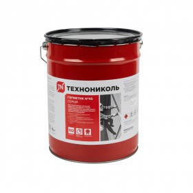 Герметик бутил-каучуковый ТехноНиколь №45 серый 16 кг, шт