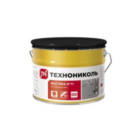 Герметик полимерно-битумный ТехноНиколь кровельный №71 3 кг, шт