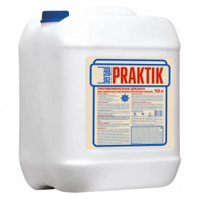 Добавка противоморозная Bergauf Praktik для цементных растворов и бетонных смесей до -15°С 10 л, шт