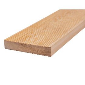 Доска террасная Вельвет лиственница сорт АВ двухсторонняя 24х140х4000 мм, 4 шт/упак