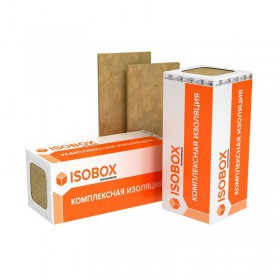 Минеральная вата Isobox ЭКСТРАЛАЙТ 33 кг/м3 1200х600х100 мм, 6 шт/упак