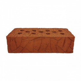 Кирпич керамический рядовой РКЗ одинарный полнотелый с технологическими пустотами до 13% 1НФ М150 (392 шт/пал), паллет