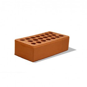 Кирпич керамический рядовой СПП одинарный пустотелый 1НФ М125, 545 шт/паллет